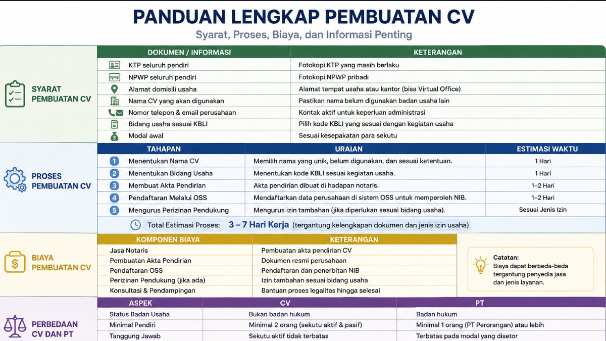 Pembuatan CV